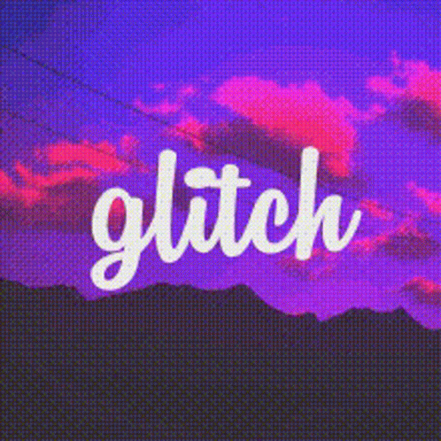 Glitchy Text Gif Custom Download - Colaboratory